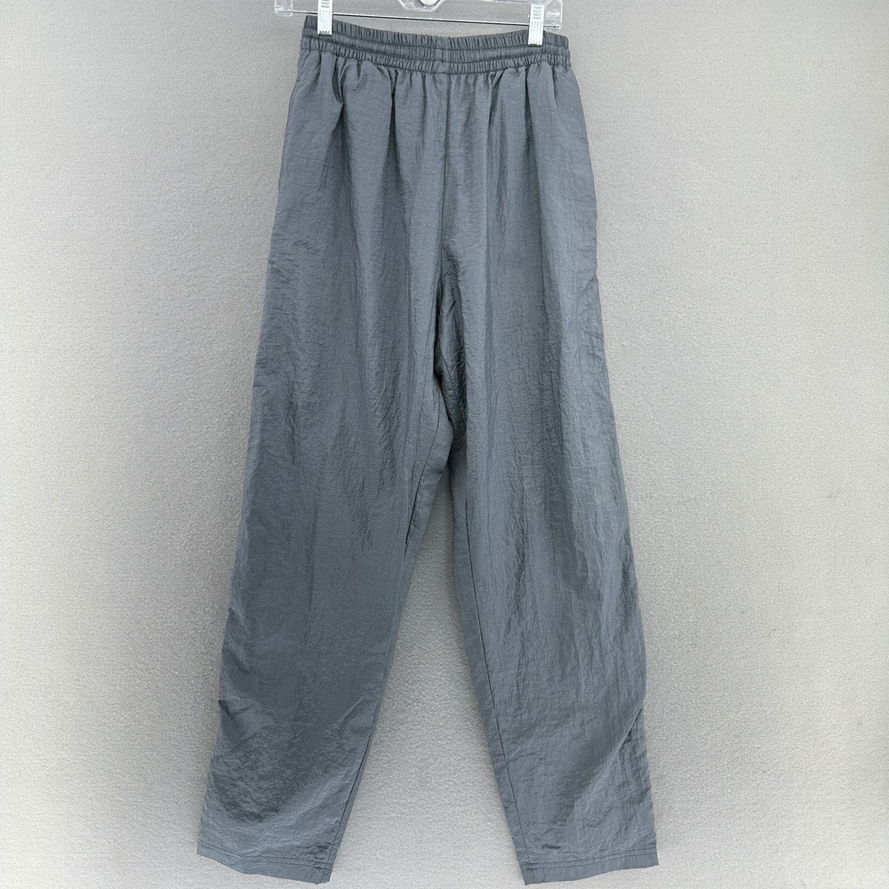 90s Active Frontier Lightweight‎ Lined Track Pants Gray SZ M VTG Grannycore